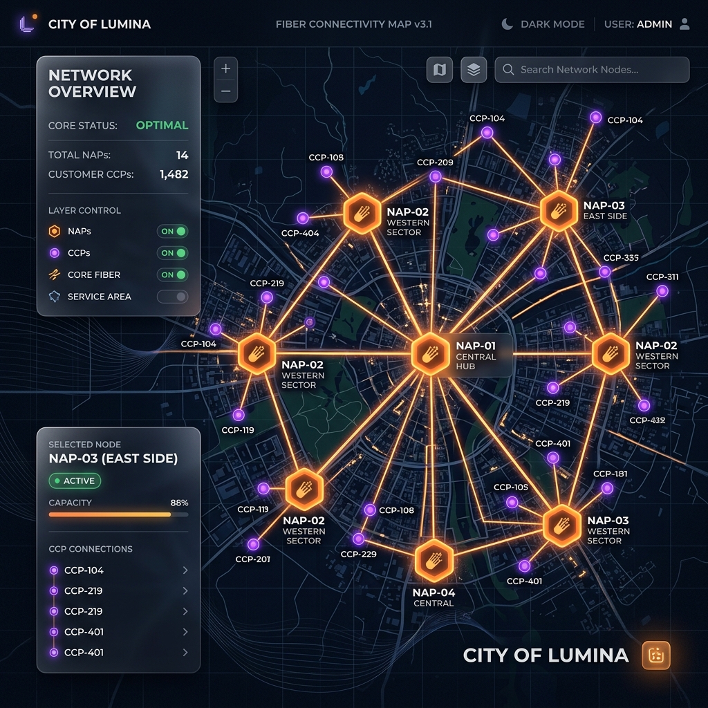 Mapa de Clientes